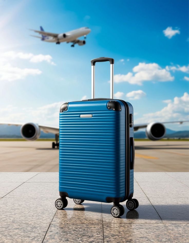 Valise prête pour le départ en voyage, vos chats restent gardés à la maison